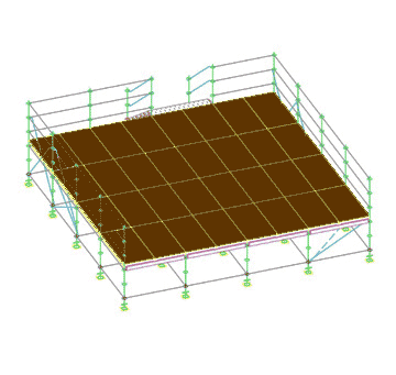 Palco modulare metri 8x8